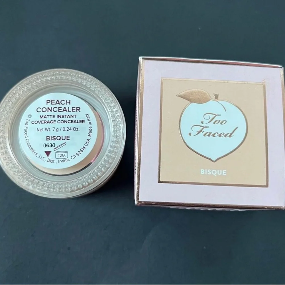 Too Faced PEACH PERFECT Instant Coverage Matte Concealer Bisque - Picture 3 of 3